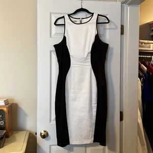 Black and white dress